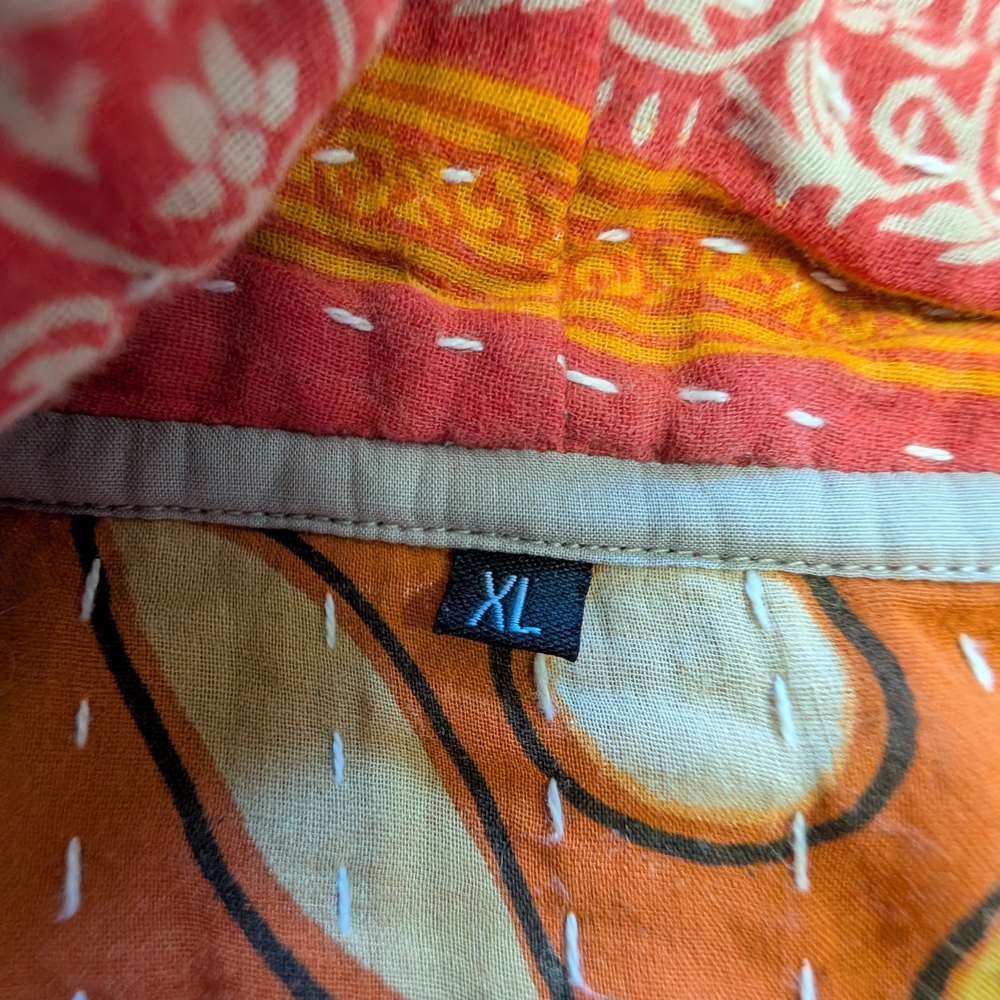 Floral Patterned Open Front Jacket - image 4